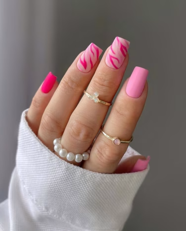 ніжний рожевий дизайн з плавними лініями ніжний рожевий дизайн з плавними лініями